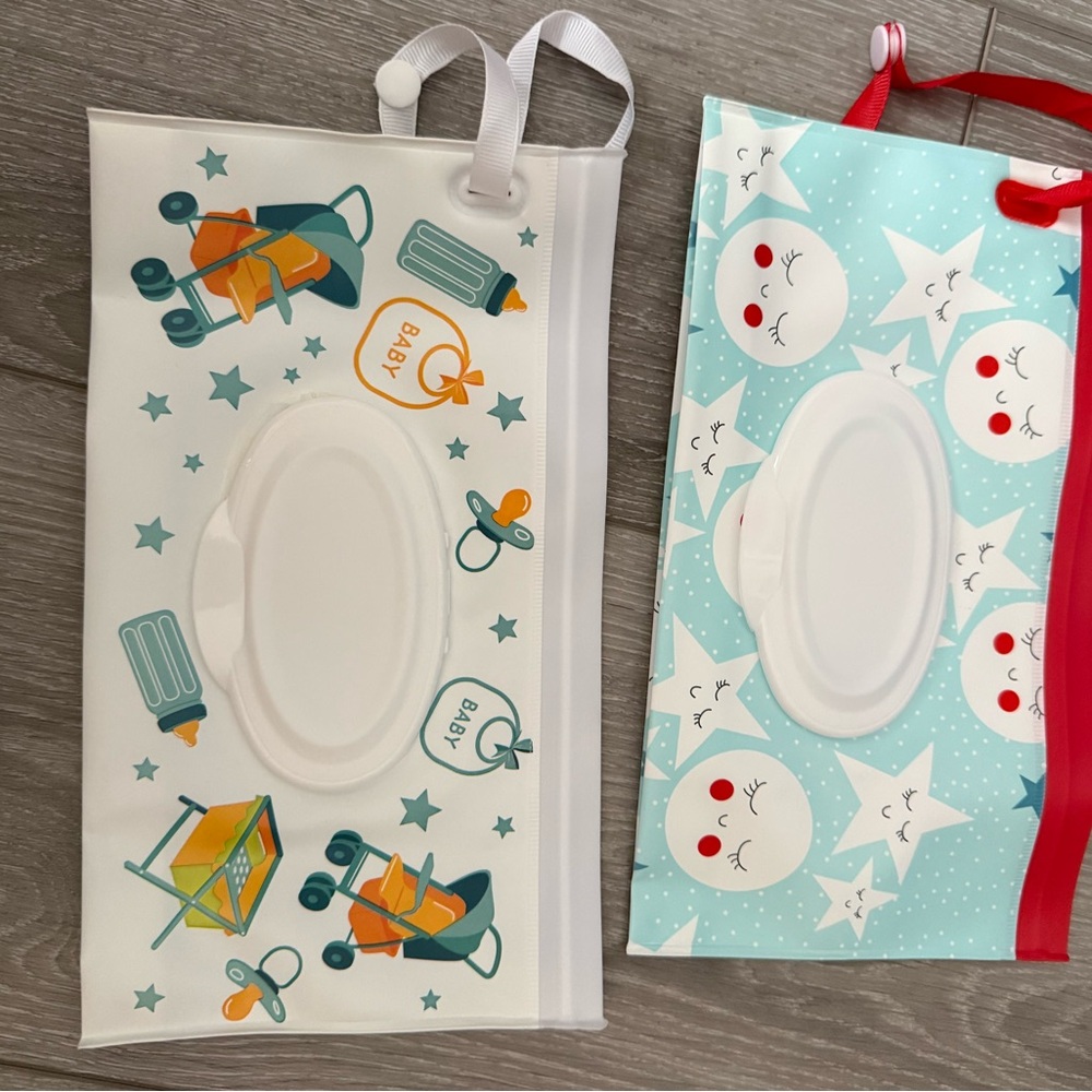 Baby Wipes Pouch with Cute Designs NWOT
